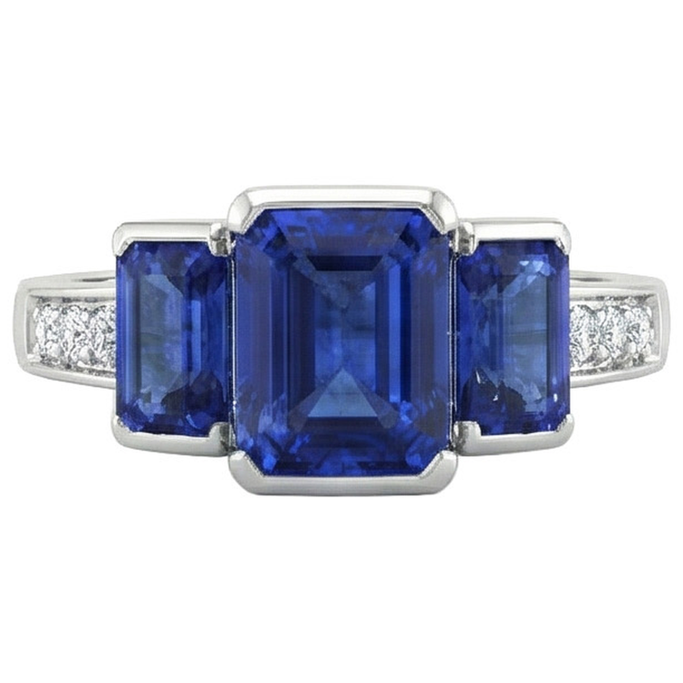 naturel round diamant 6.51carats bague angle de côté