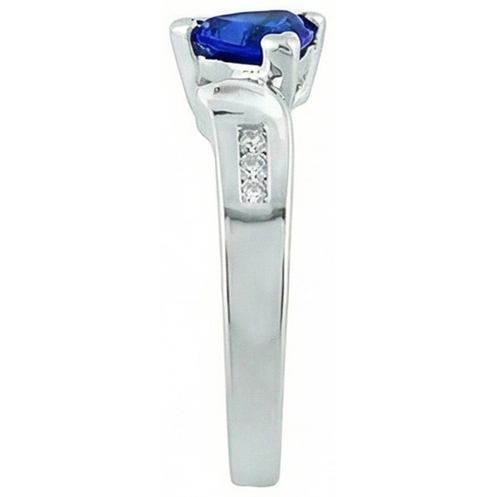 naturel round diamant 1.21carats bague vue de dessus