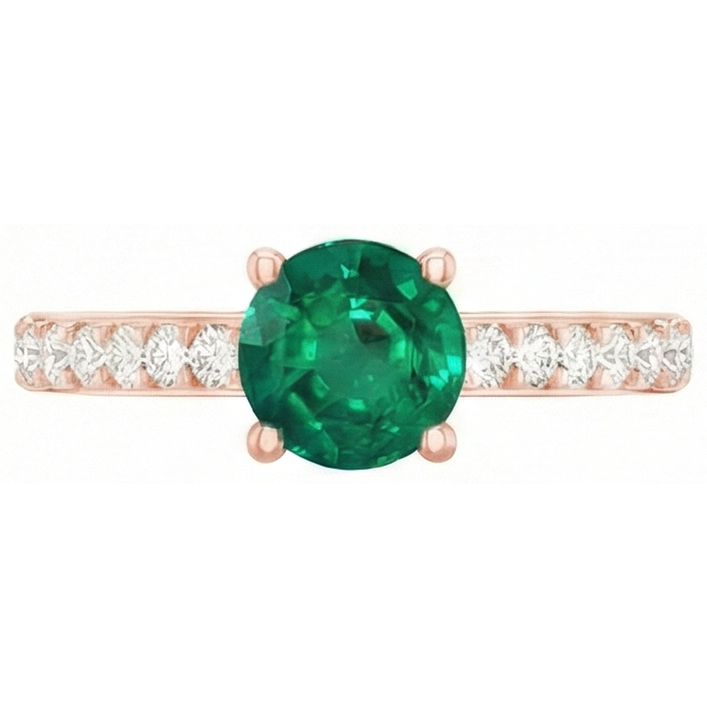 naturel diamant 2.50carats bague sur blanc