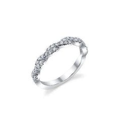 Bague Anniversaire Réel Diamant Taille Brillant 2.52 Ct En Or Blanc 14 Carats