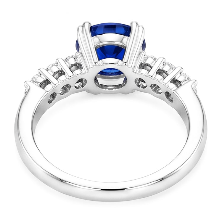 Bague Anniversaire Saphir Bleu 1 Carat