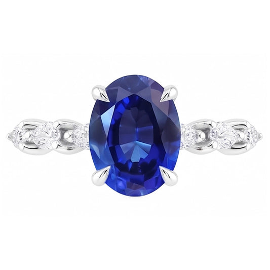 Bague Anniversaire Saphir Bleuet