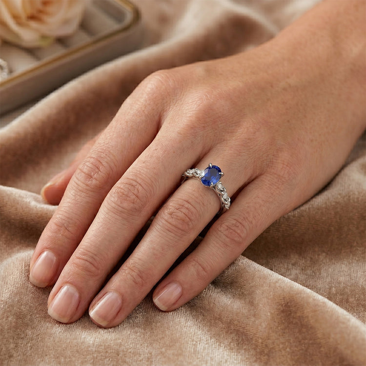 Bague Anniversaire Saphir Bleuet
