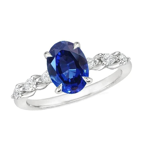 Bague Anniversaire Saphir Bleuet