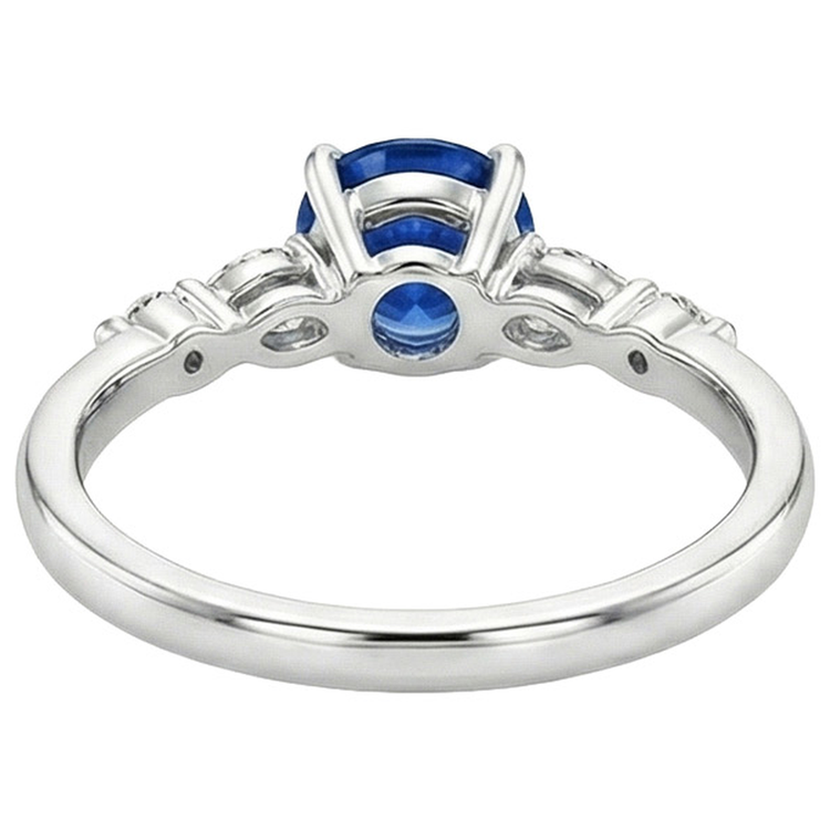 naturel marquise diamant 2carats bague sur blanc