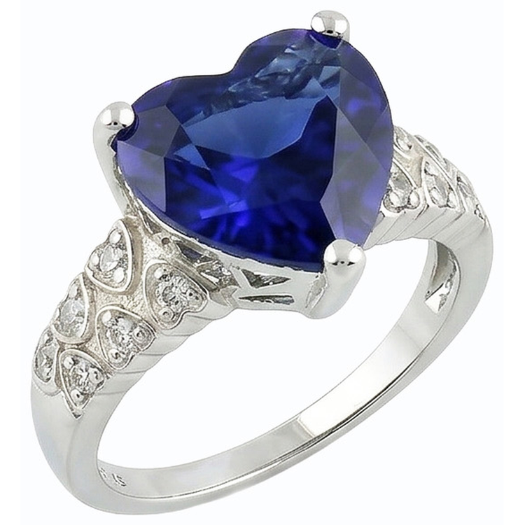 naturel heart diamant 4carats bague angle de côté