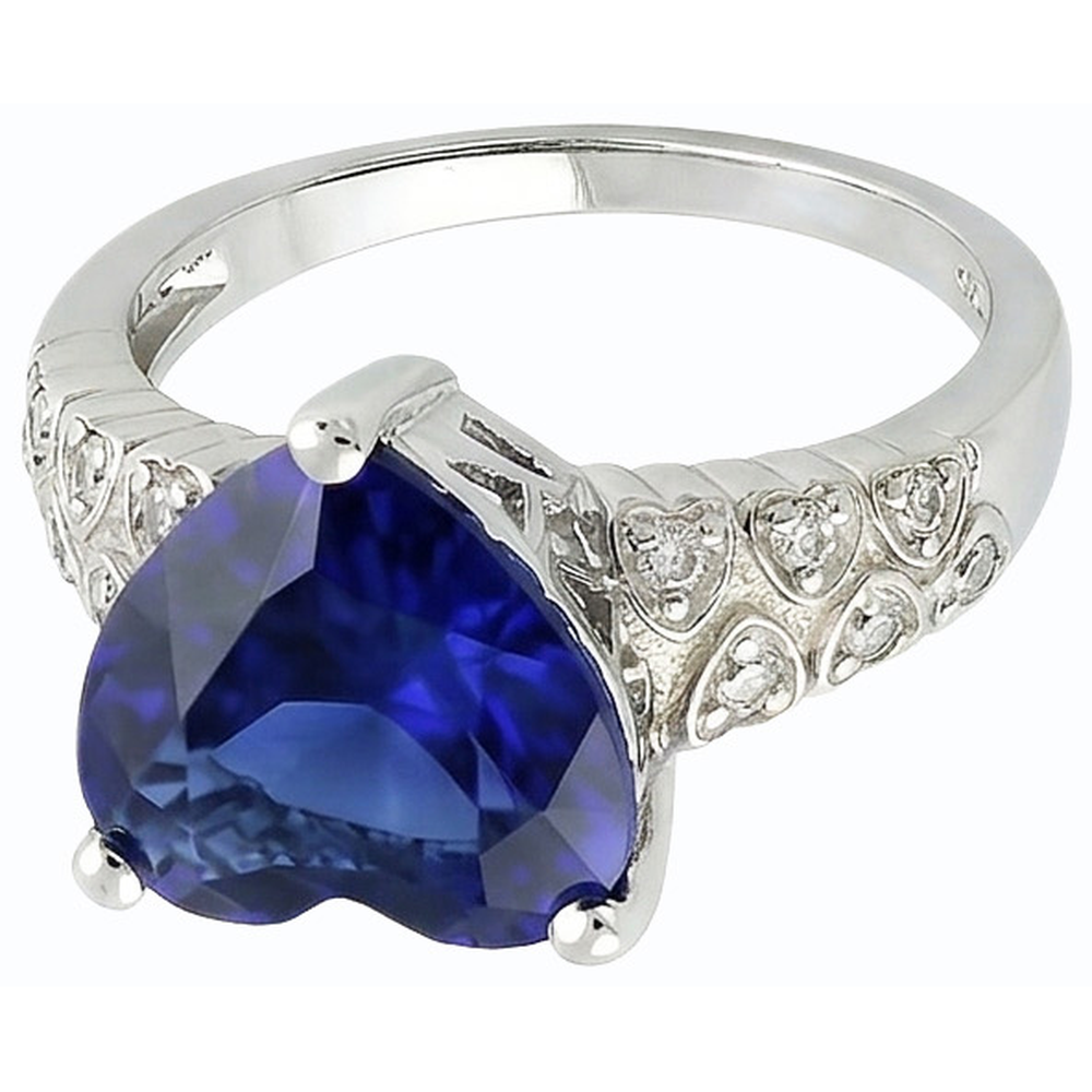 naturel heart diamant 4carats bague détail rapproché
