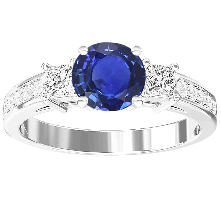 Bague Ceylan Royal Blue Saphir Diamant