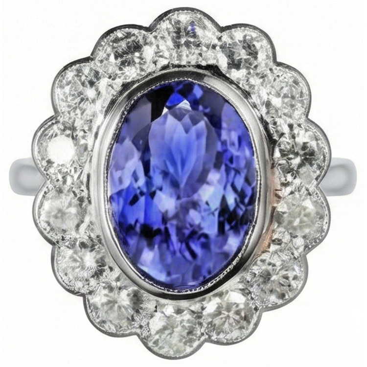 Bague Cocktail Tanzanite