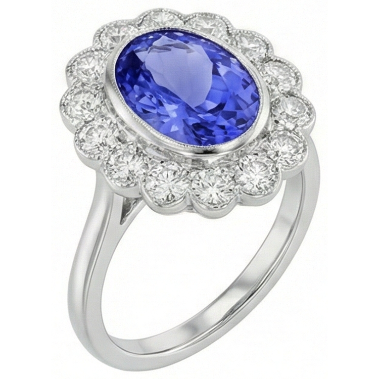Bague Cocktail Tanzanite