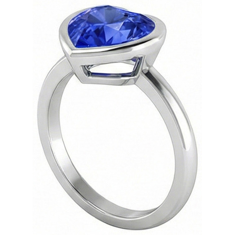 naturel diamant 2.50carats bague vue de dessus