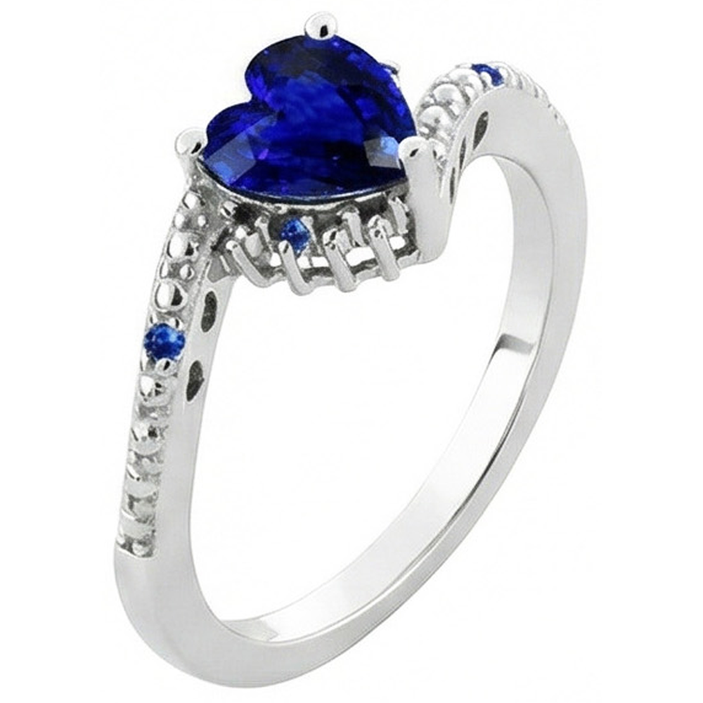 naturel round diamant 2carats bague vue de dessus
