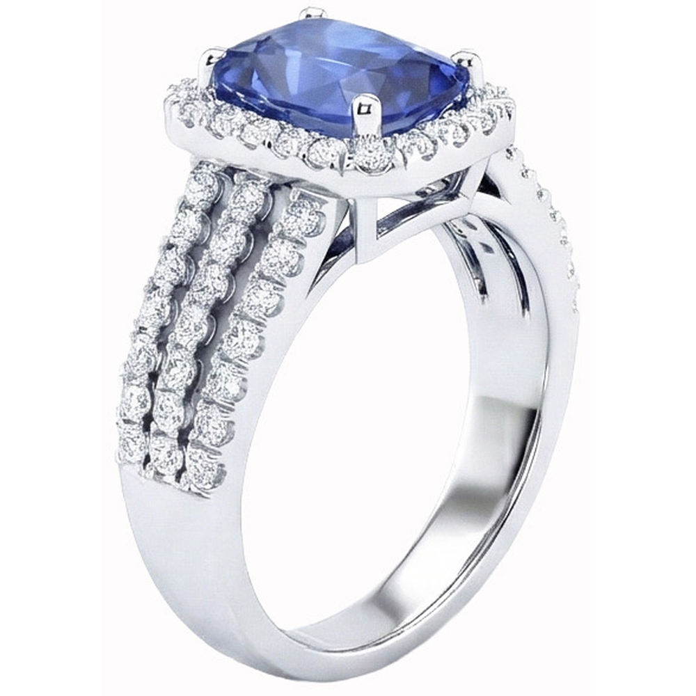 naturel round diamant 5.50carats bague détail rapproché