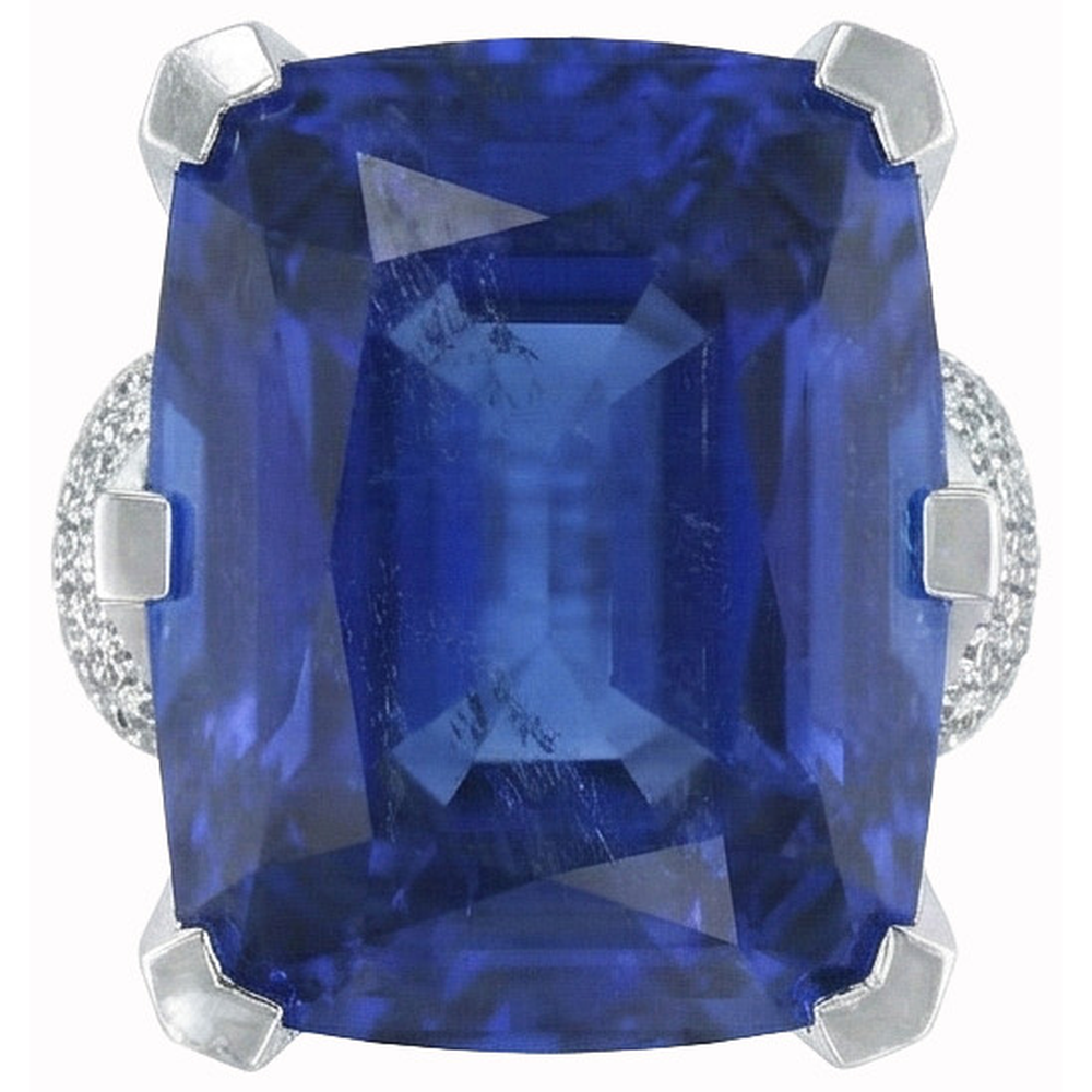 naturel cushion diamant 8.51carats bague détail rapproché