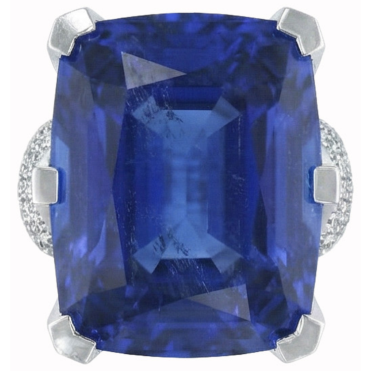 naturel cushion diamant 8.51carats bague détail rapproché