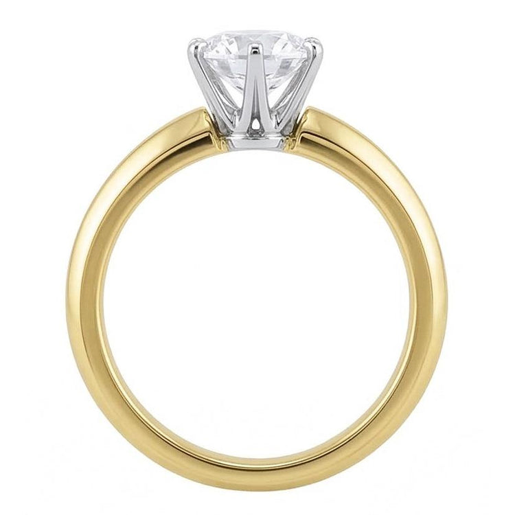naturel diamant 1.50carats bague vue de dessus