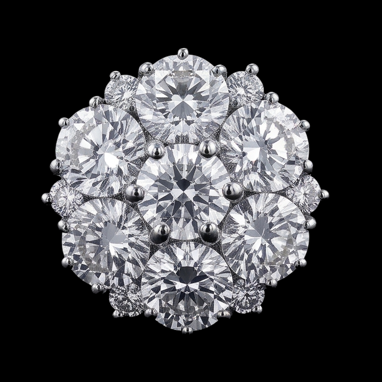 Bague De Fiançaille De Style Antique à 3,80 carats De Diamants Bijoux Pour Femme