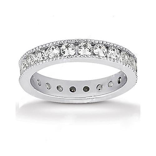 Bague De Fiançailles 2.10 Ct. Véritable Diamants Ronds Nouveaux Bijoux