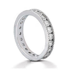 Bague De Fiançailles 2.10 Ct. Véritable Diamants Ronds Nouveaux Bijoux