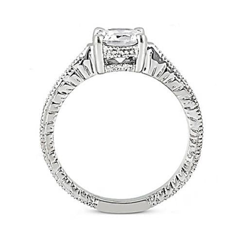 Bague De Fiançailles Diamant 1.75 Ct. Véritable Diamants F Vs1 Or Nouveau