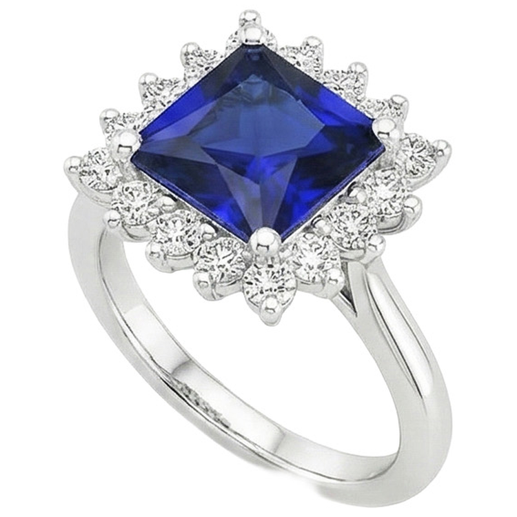 naturel diamant 5carats bague angle de côté