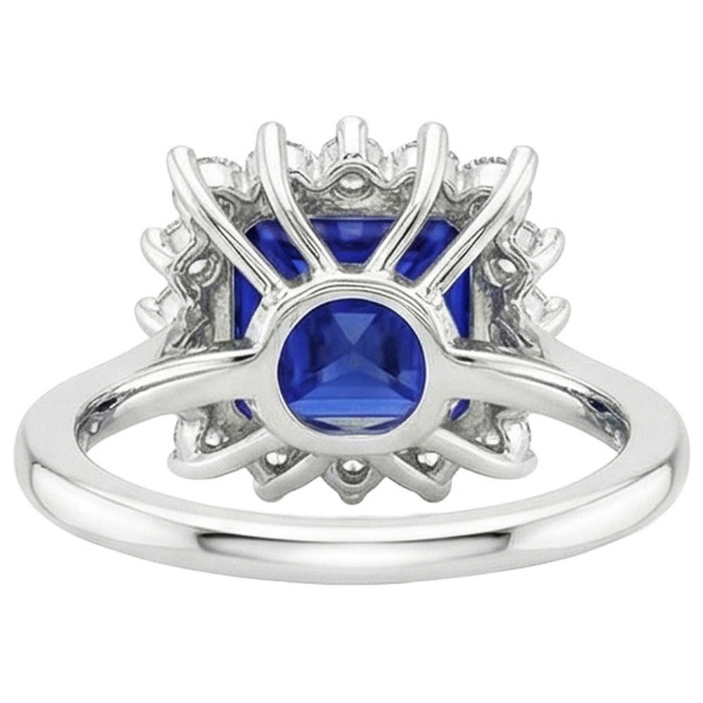 naturel diamant 5carats bague vue de dessus