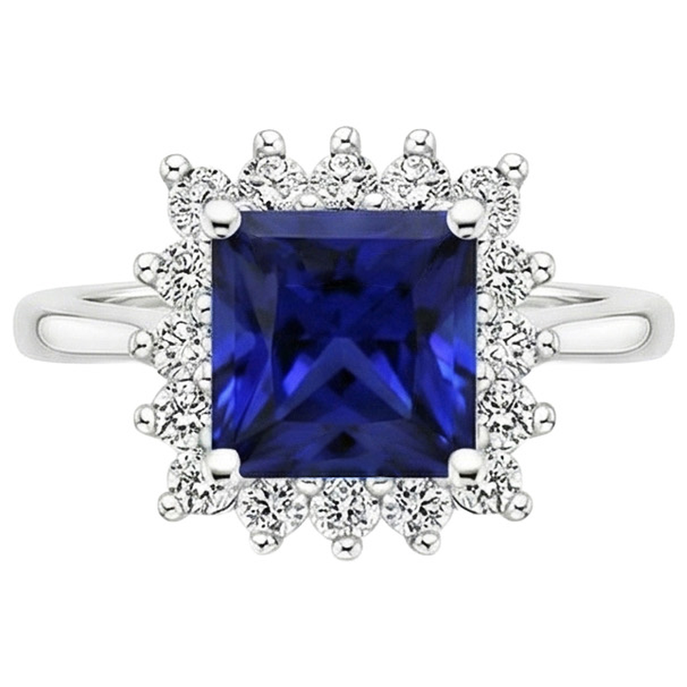 naturel diamant 5carats bague vue de profil
