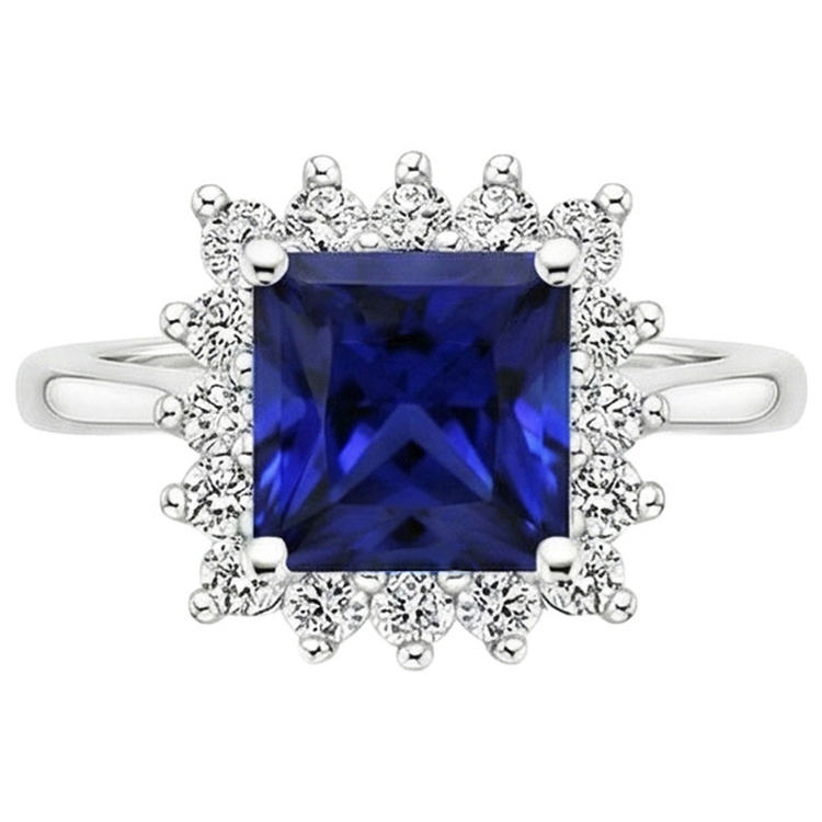 naturel diamant 5carats bague vue de profil