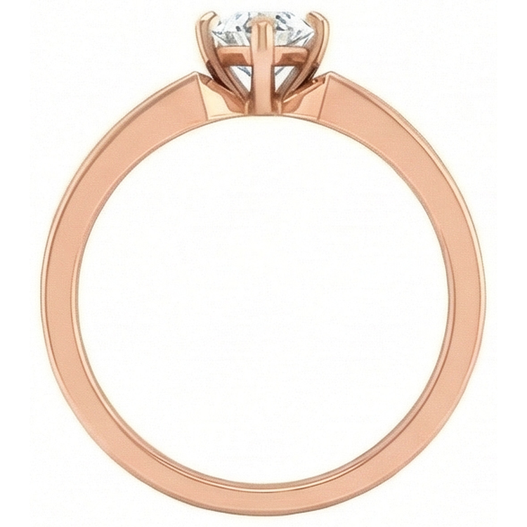 naturel marquise diamant 2carats bague sur blanc