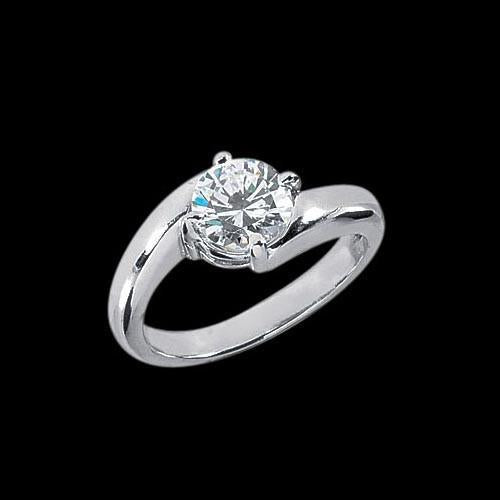 Bague De Fiançailles Royal Solitaire Réel Diamant 2.50 Carats