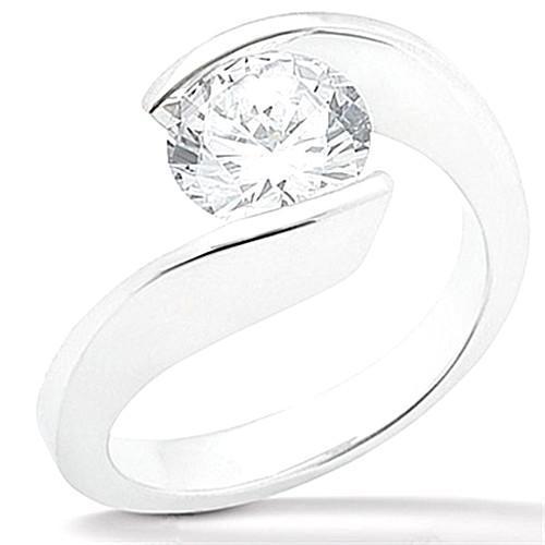 Bague De Fiançailles Solitaire Naturel Diamant 2.50 Carats En Or