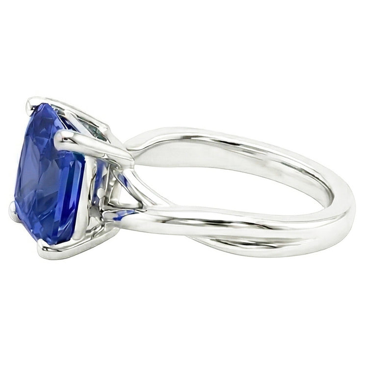 Bague De Fiançailles Solitaire Saphir 3 Carats