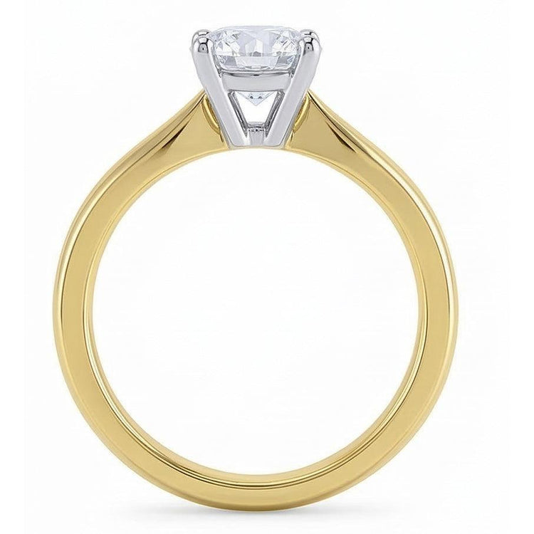 naturel diamant 1.25carats bague détail rapproché