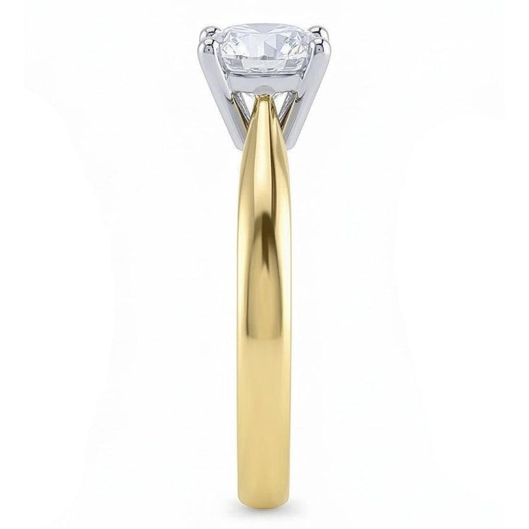 naturel diamant 1.25carats bague vue de dessus