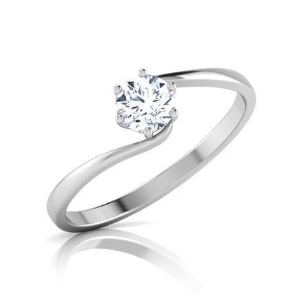 Bague De Mariage En Naturel Diamant Rond Pour Femme Solitaire De 1.25 Ct