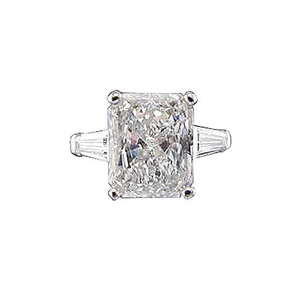 Bague De Mariage Réel Diamant Radieux 3 Carats