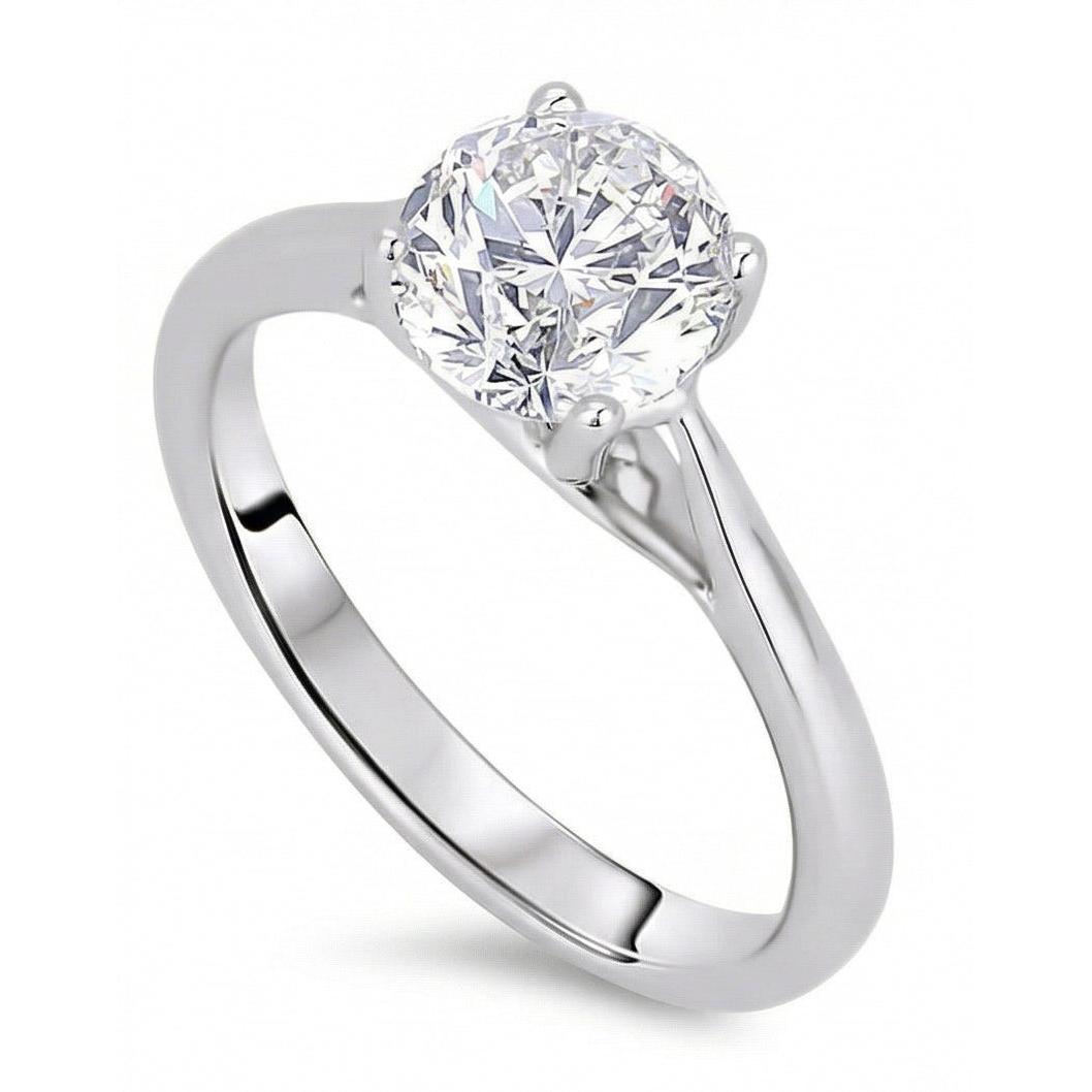 naturel diamant 2carats bague angle de côté