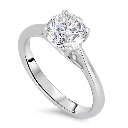 naturel diamant 2carats bague angle de côté