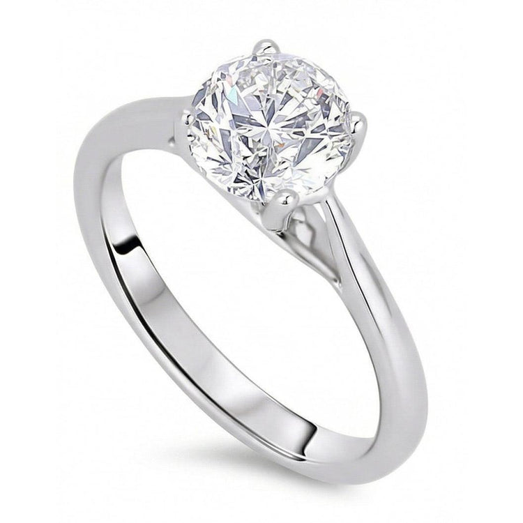 naturel diamant 2carats bague angle de côté