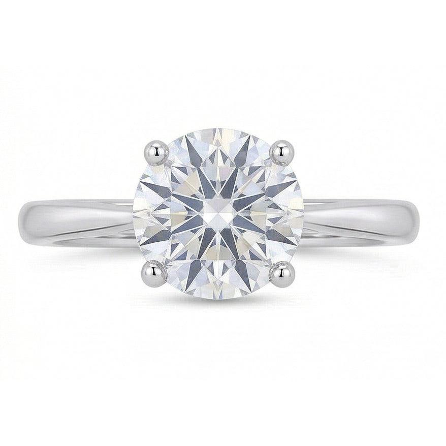 naturel diamant 2carats bague détail rapproché