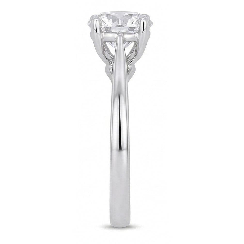 naturel diamant 2carats bague vue de dessus