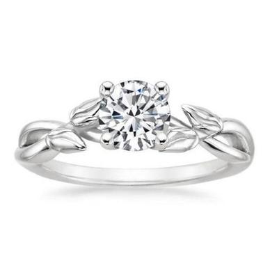Bague De Mariage Véritable Diamant Solitaire Étincelant De 2.50 Ct