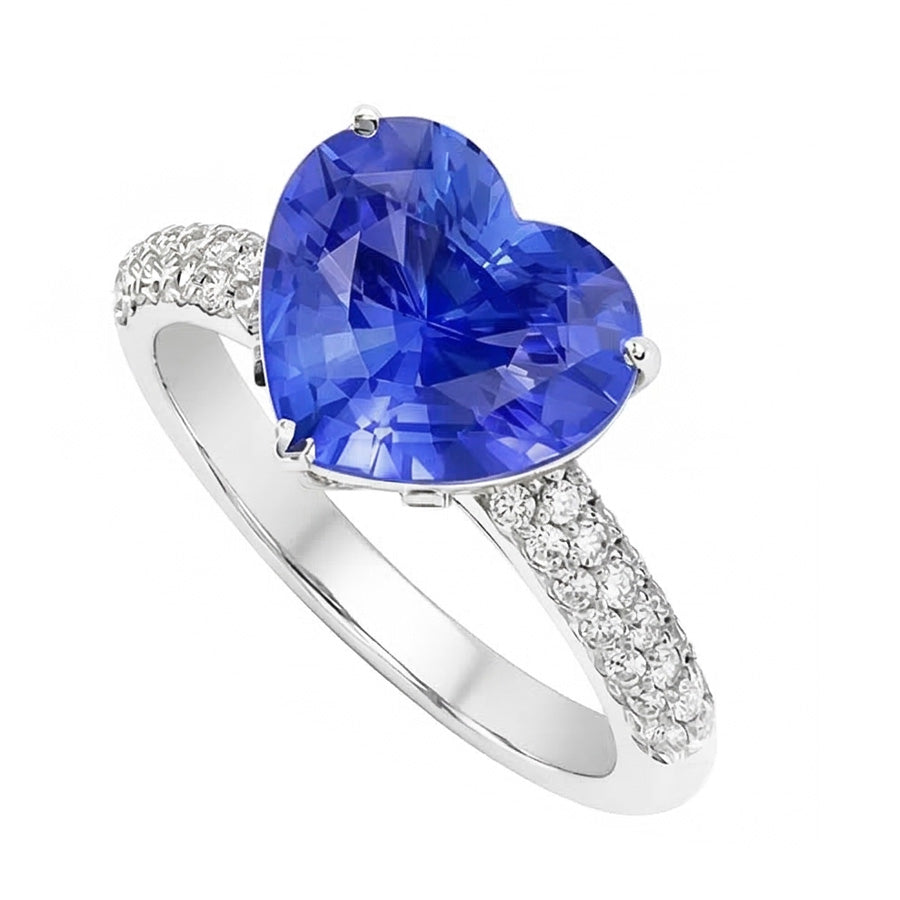 naturel round diamant 4.50carats bague détail rapproché