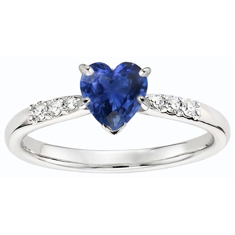 naturel round diamant 1.50carats bague vue de dessus