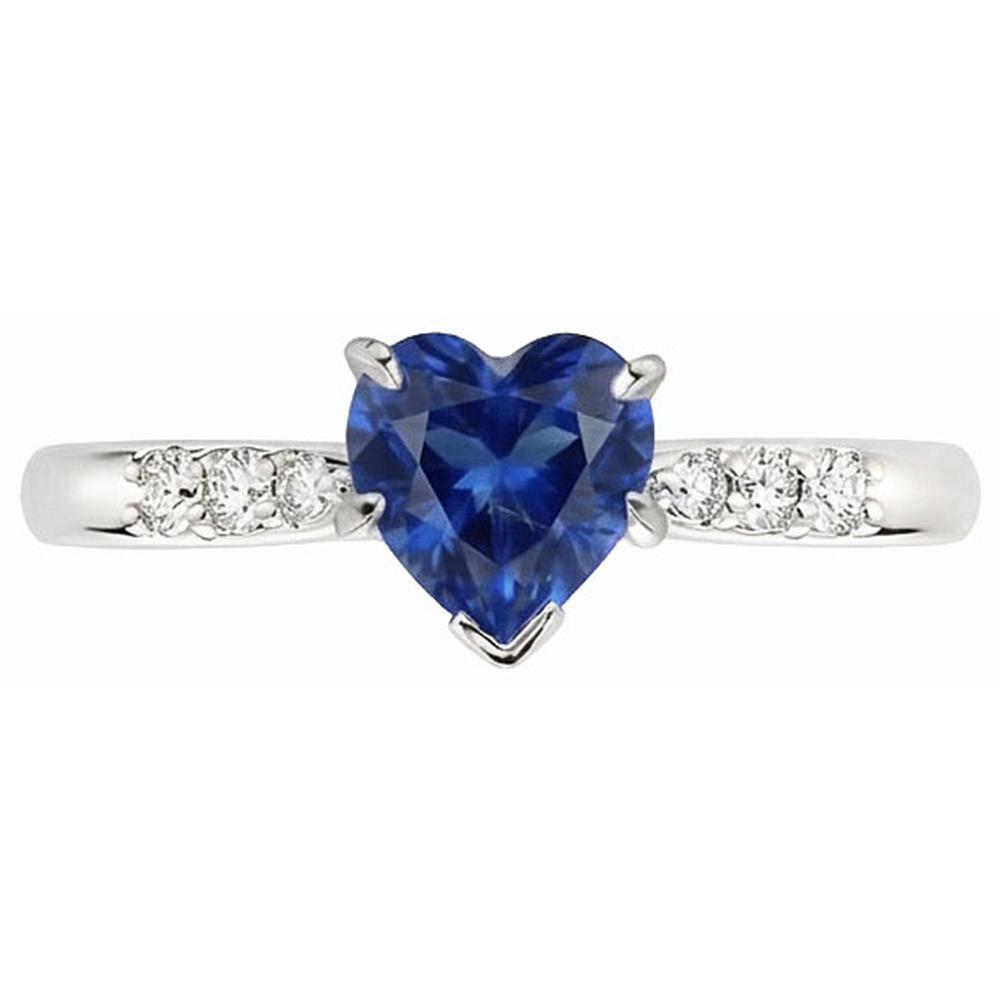 naturel round diamant 1.50carats bague angle de côté