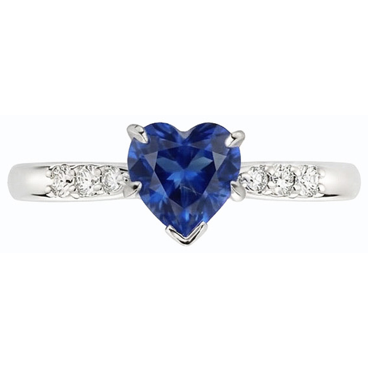 naturel round diamant 1.50carats bague angle de côté