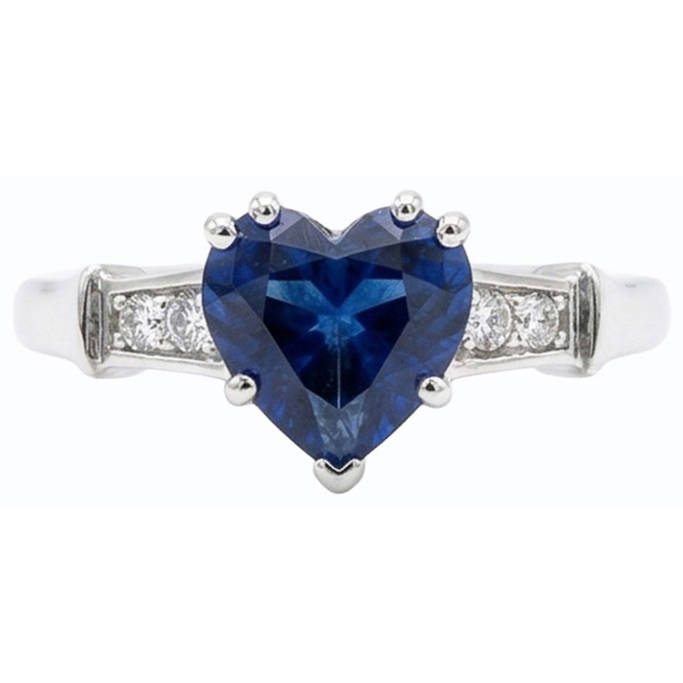 naturel round diamant 1.75carats bague vue de dessus
