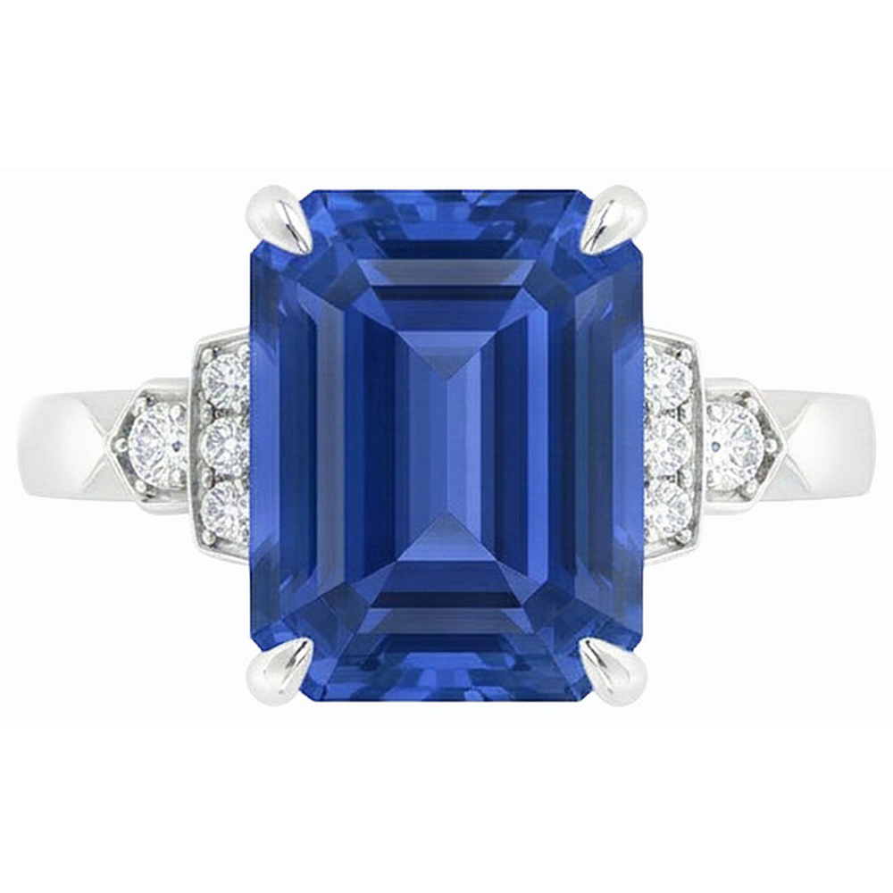 naturel diamant 3carats bague angle de côté