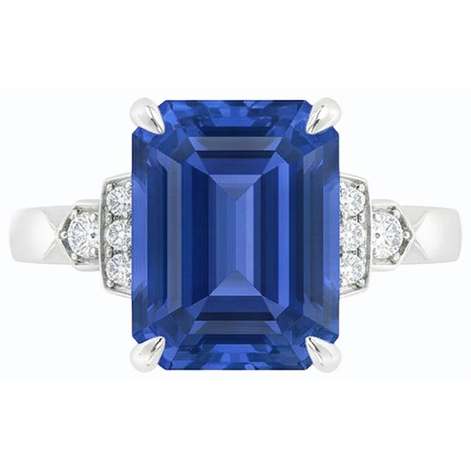 naturel diamant 3carats bague angle de côté