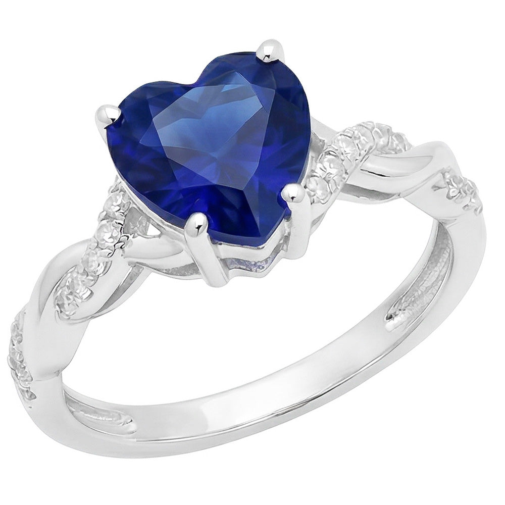 naturel round diamant 3.50carats bague vue de face